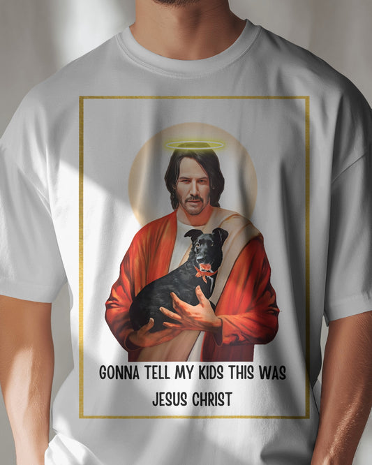 Keanu jesus oversized drop-shoulder fit